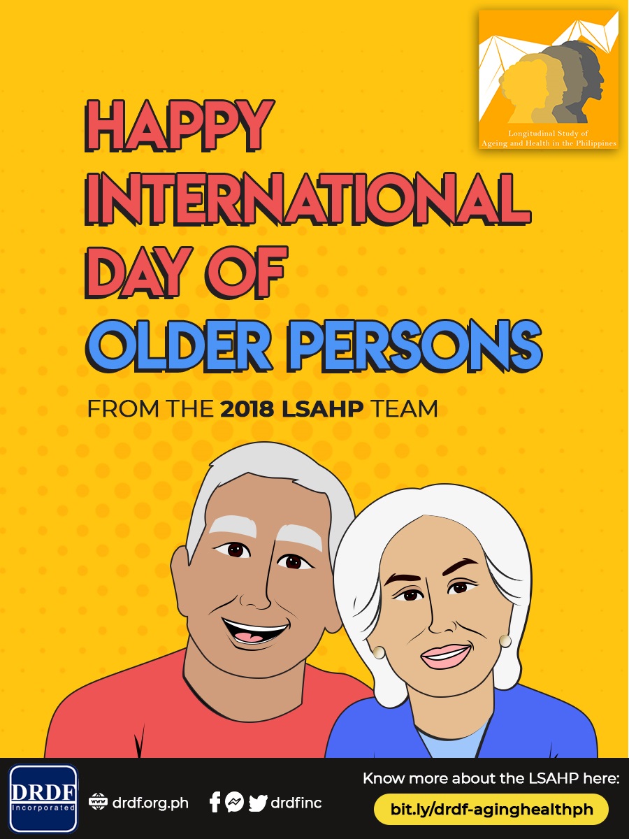 October 1 Is International Day Of Older Persons Drdf Inc